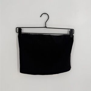 Enza Costa Jacquard Bandeau Top In Black